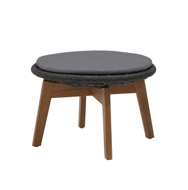 Peacock Outdoor-kruk met kussen van Cane-Line